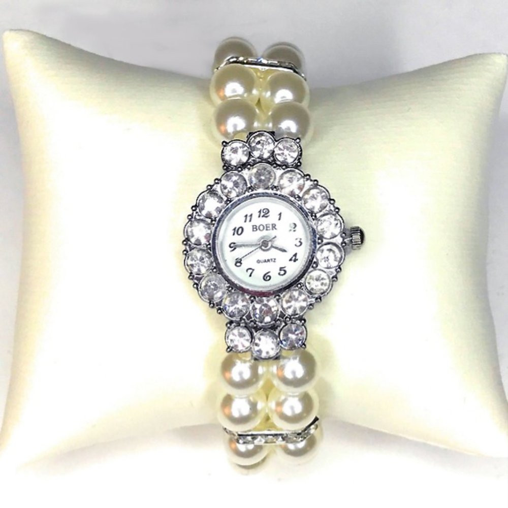 Timeless Elegance Vintage Pearl Boho Watch - Brand New, Perfect Gift!